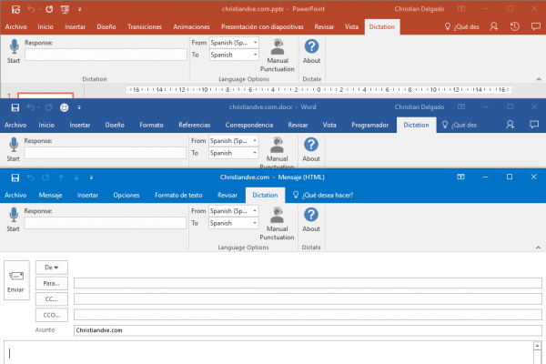 Dictate: Cómo dictar textos en Word, Outlook y PowerPoint gratis a fondo