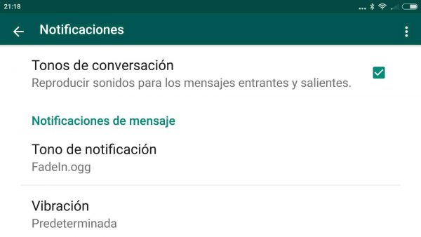 Cómo personalizar las notificaciones de WhatsApp en Android