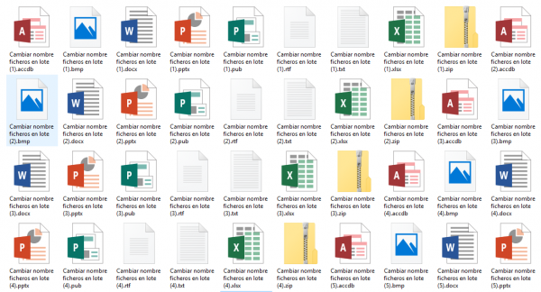 Cómo renombrar ficheros en lote o en grupo muy fácilmente