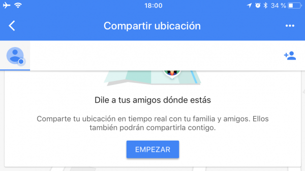 Google Maps permite compartir la ubicación en tiempo real