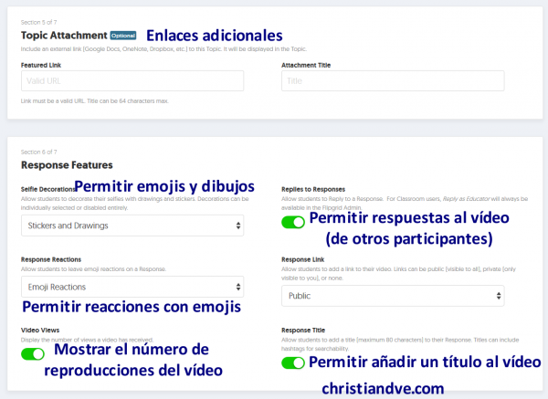 Cómo crear un "topic" en FlipGrid y opciones (3)