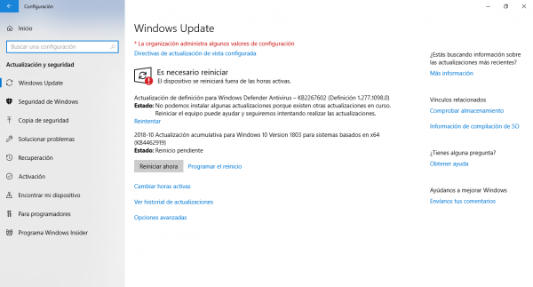 Configurar Windows Update para ahorrar datos móviles en Windows 10