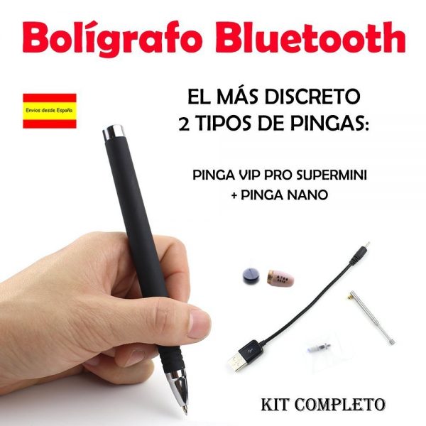 Bolígrafo bluetooth para copiar en los exámenes