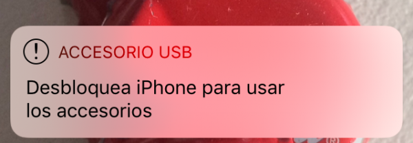 Desbloquea iPhone para usar los accesorios