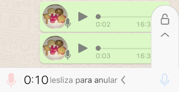 Envía mensajes de audio por WhatsApp sin dejar el dedo pulsado sobre el micrófono en iPhone