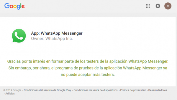 Cómo darse de alta como beta tester de WhatsApp para Android