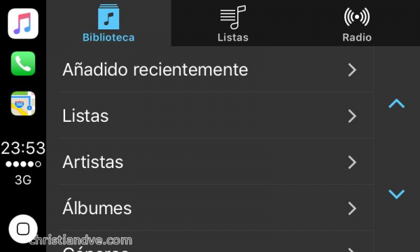 CarPlay y la app de Música