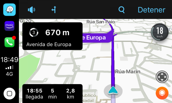 Waze en Apple CarPlay