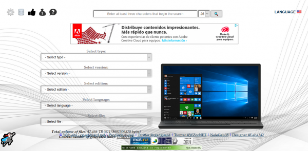 Teckbench: descarga de ISO de Windows y Office