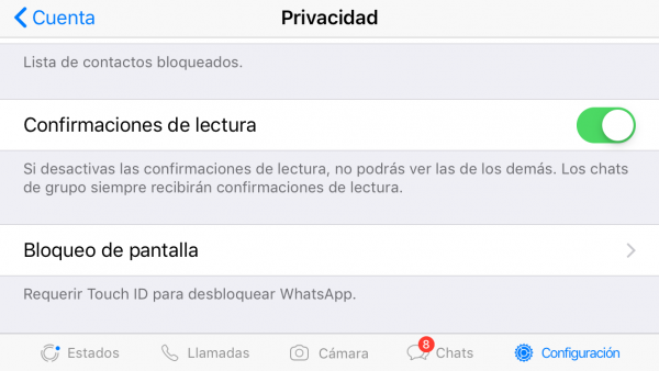 Bloquea el acceso a WhatsApp con contraseña o biometría para evitar que espíen WhatsApp