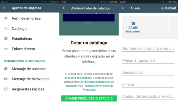 Cómo crear un catálogo de productos en WhatsApp Business para terminales con Android