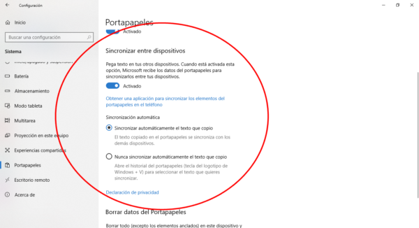 Cómo sincronizar el portapapeles entre varios dispositivos