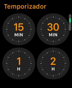 Cuenta atrás en el Apple Watch