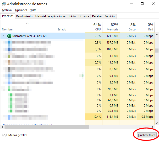 Excel: Cómo recuperar ficheros de no guardados (7