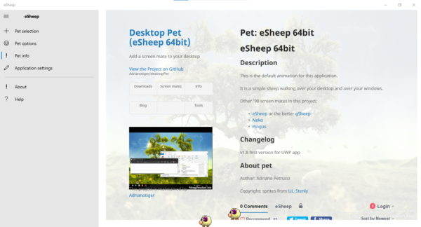 Información de la mascota (Pet info)