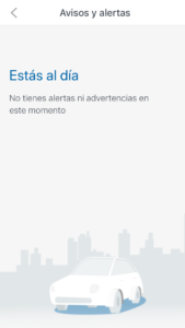Avisos y alertas en la app del carnet de conducir en el móvil (Android/iPhone) con validez legal
