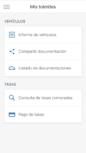 Trámites en la app de carnet de conducir en el móvil (Android/iPhone) con validez legal